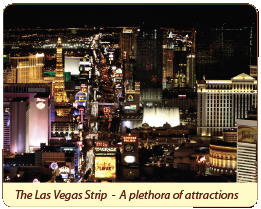 The Las Vegas Strip - A plethora of attractions
